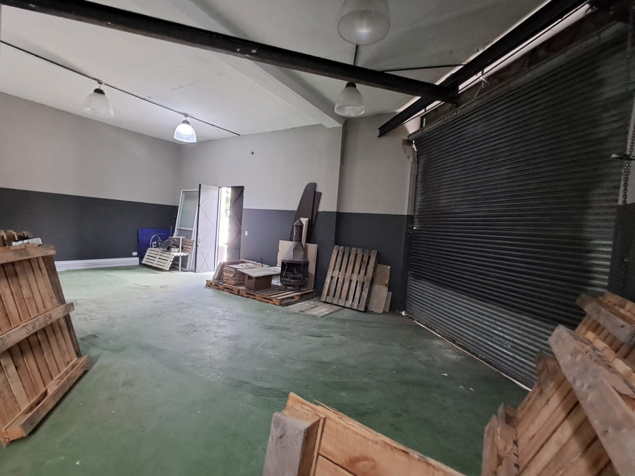 GALPON/LOCAL DE 68MTS2 CON VIVIENDA DE 3 AMB CON PATIO/GARAGE Y TERRAZA X T/SUPERFICIE CON CUARTO GUARDA UTILES 
