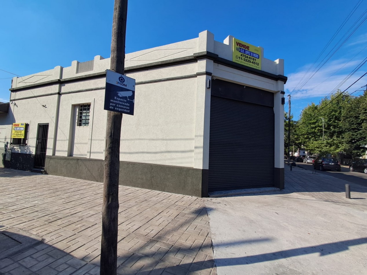GALPON/LOCAL DE 68MTS2 CON VIVIENDA DE 3 AMB CON PATIO/GARAGE Y TERRAZA X T/SUPERFICIE CON CUARTO GUARDA UTILES 
