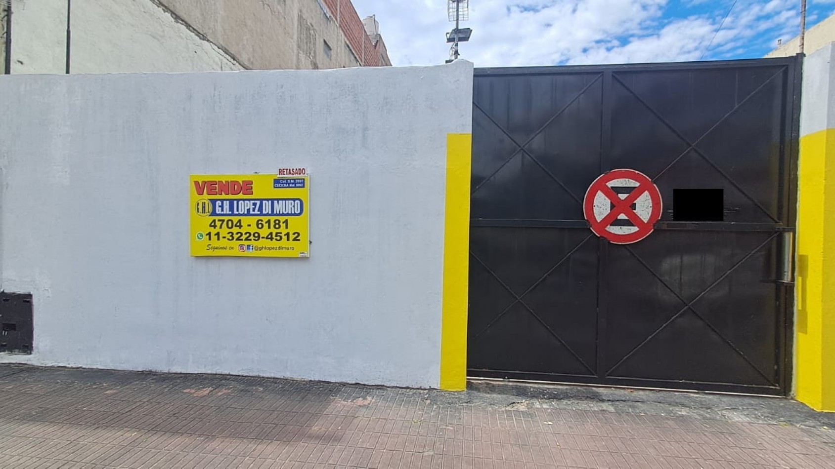 LOTE DE 8.66x37.24 C/ BAÑO Y DEPOSITO (CON PROYECTO APROBADO PARA EDIFICIO) REF. 878