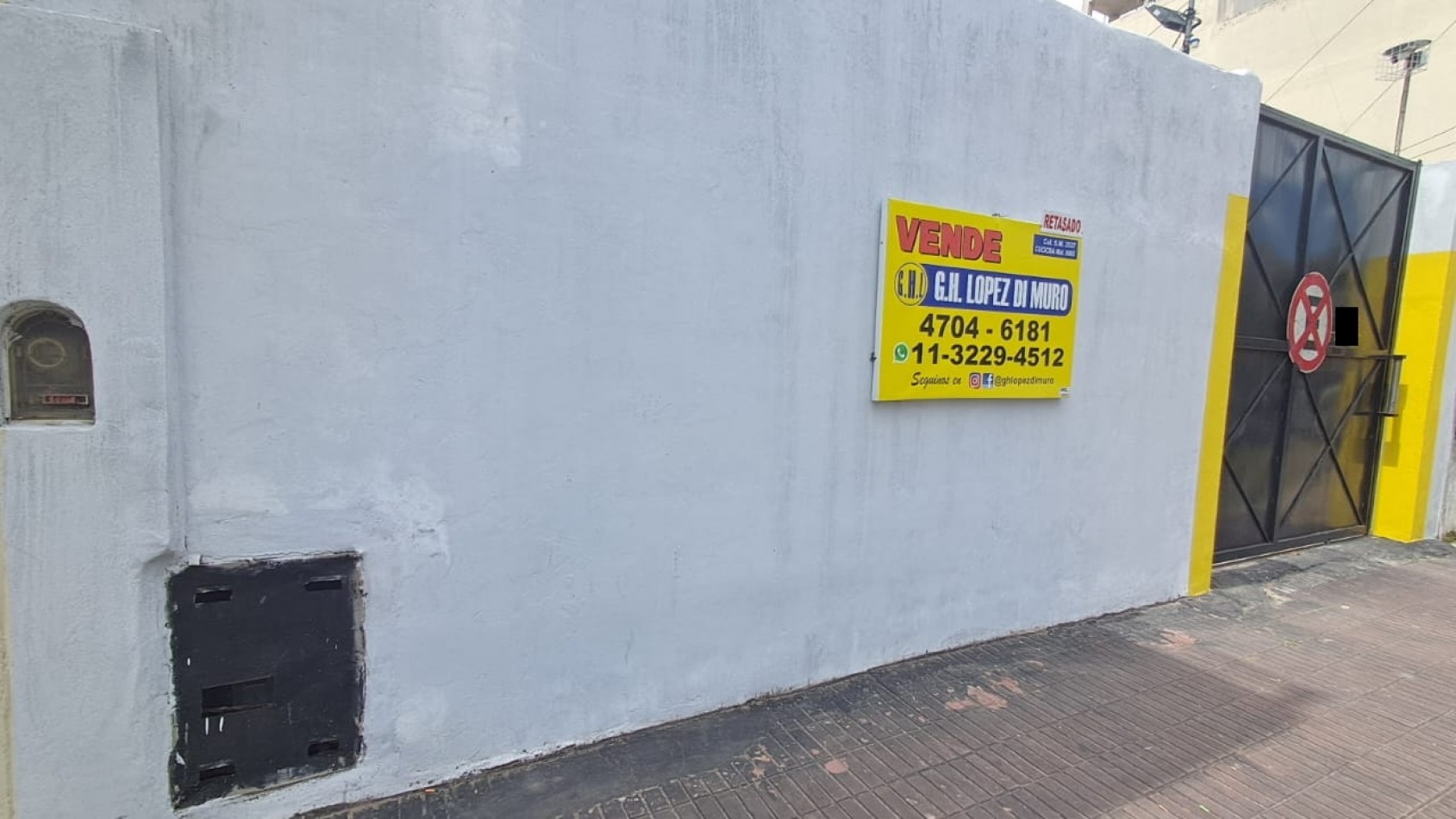 LOTE DE 8.66x37.24 C/ BAÑO Y DEPOSITO (CON PROYECTO APROBADO PARA EDIFICIO) REF. 878